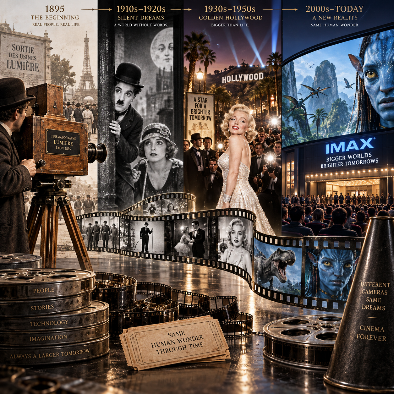 The History of Cinema: From Silent Films to Modern Blockbusters